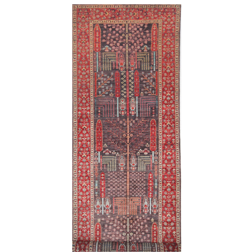 ARYANA ARYAN BLACK / RED 4'10" X 17'11"