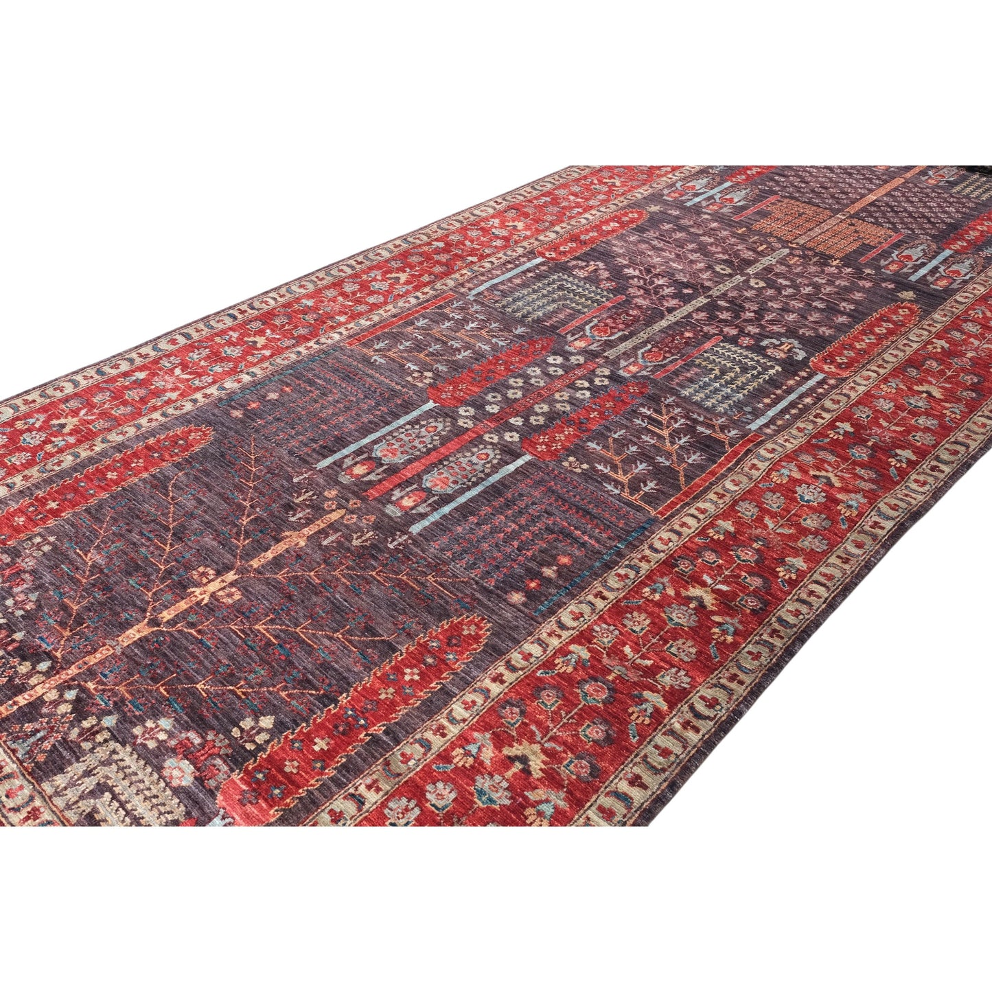 ARYANA ARYAN BLACK / RED 4'10" X 17'11"