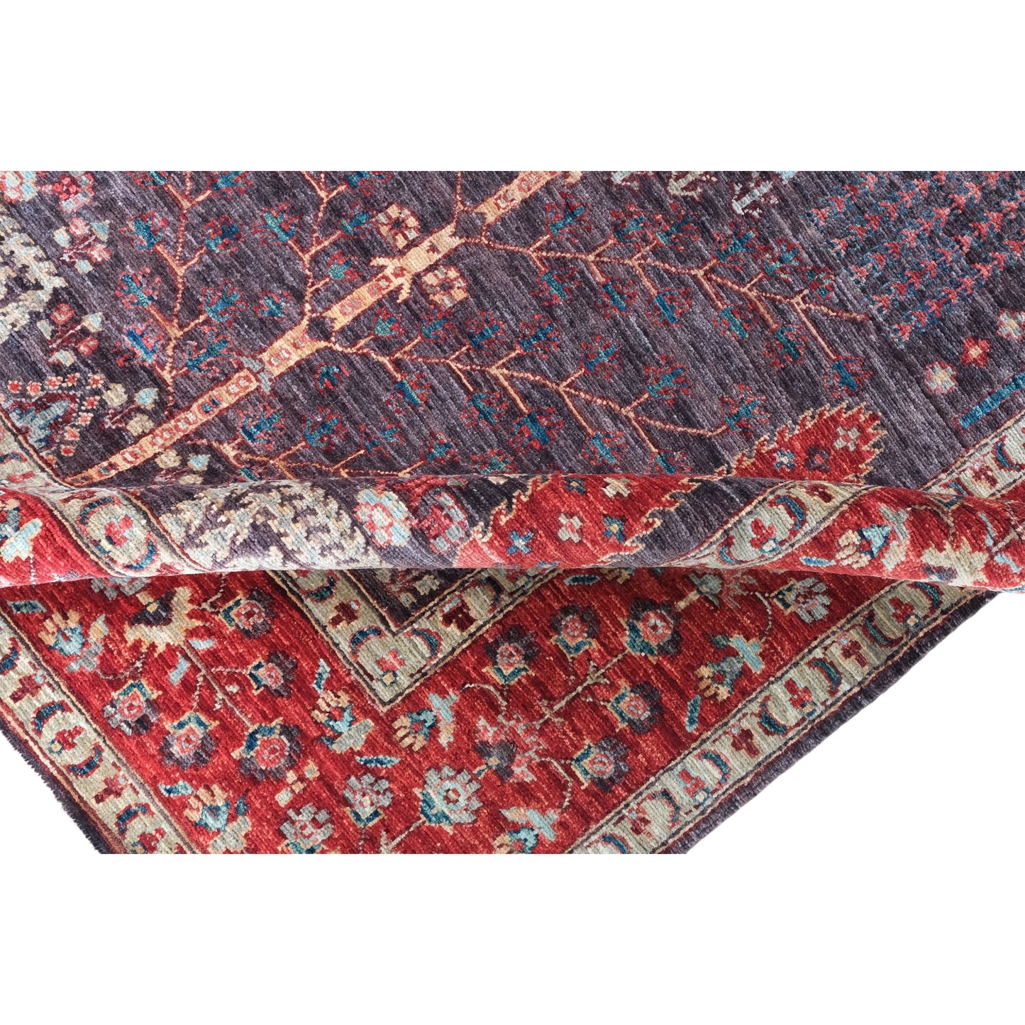 ARYANA ARYAN BLACK / RED 4'10" X 17'11"