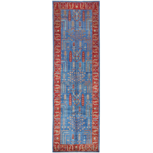 ARYANA ARYAN NAVY / RED 4' X 12'11"