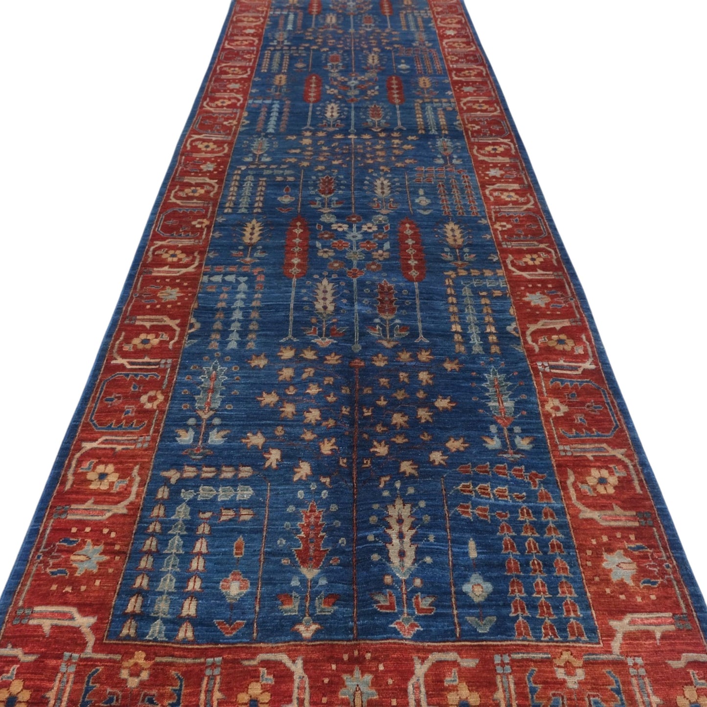 ARYANA ARYAN NAVY / RED 4' X 12'11"