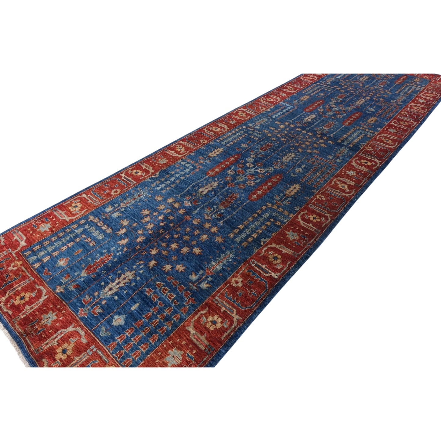 ARYANA ARYAN NAVY / RED 4' X 12'11"
