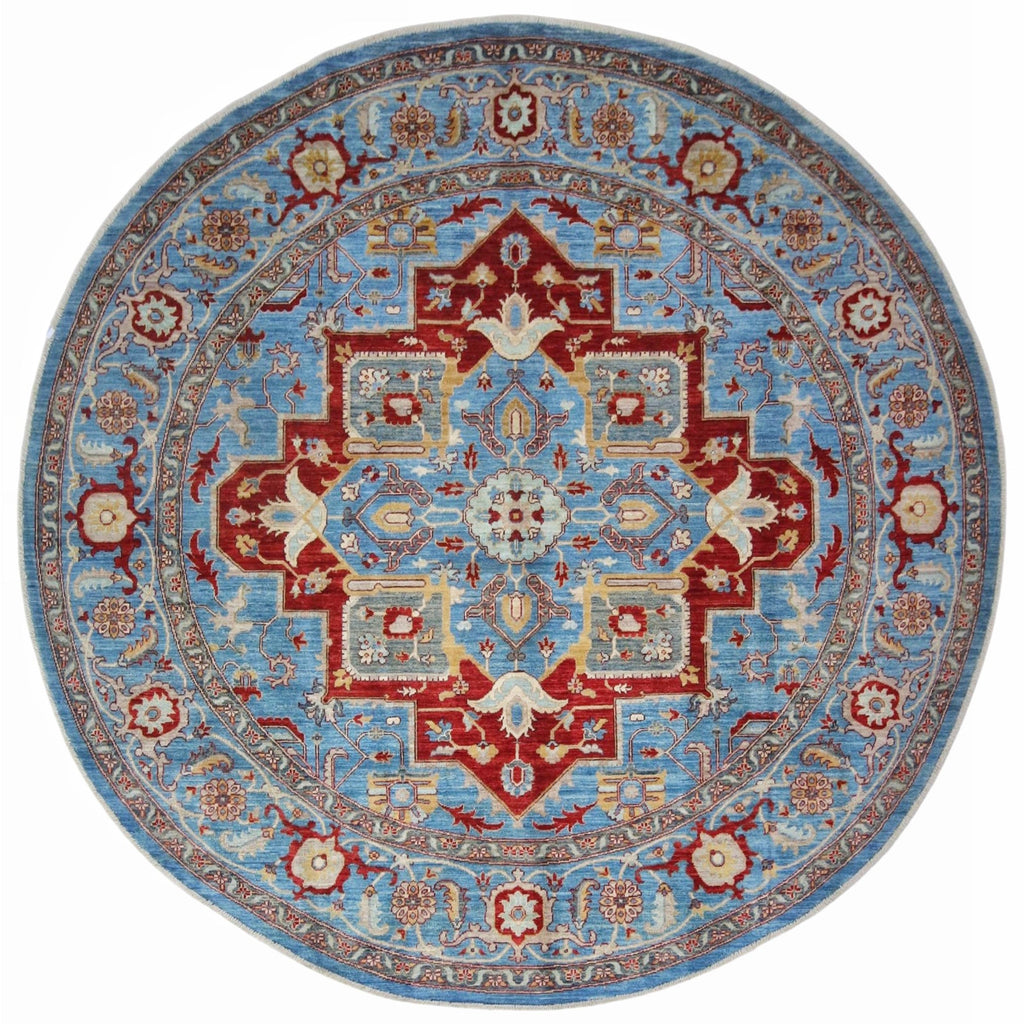 ARYANA ARYAN LIGHT BLUE / LIGHT BLUE 7'10" X 7'10"