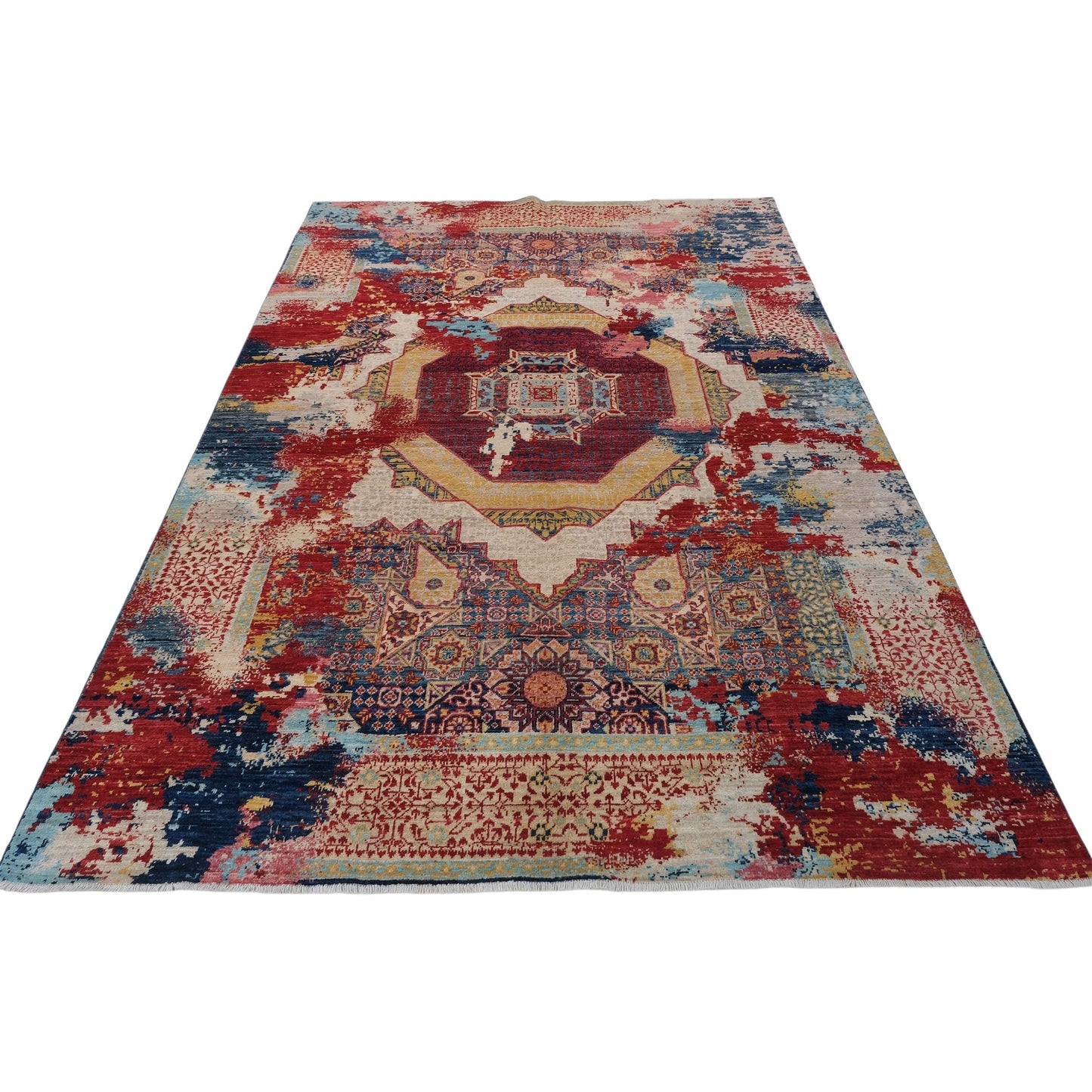 ARYANA ARYAN RED / NAVY 6'4" X 8'10"