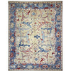 ARYANA ARYAN LIGHT GREEN / NAVY 7'8" X 9'9"