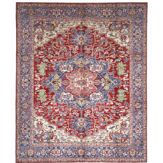 ARYANA ARYAN RED / NAVY 8'2" X 10'