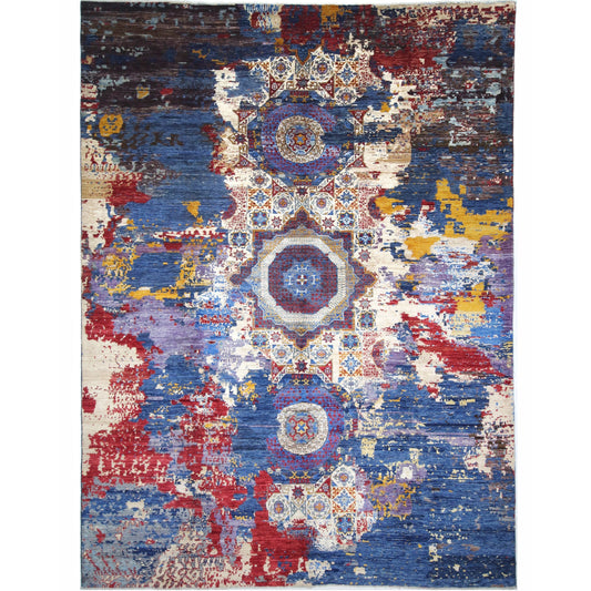 ARYANA ARYAN NAVY / RED 9'10" X 13'9"