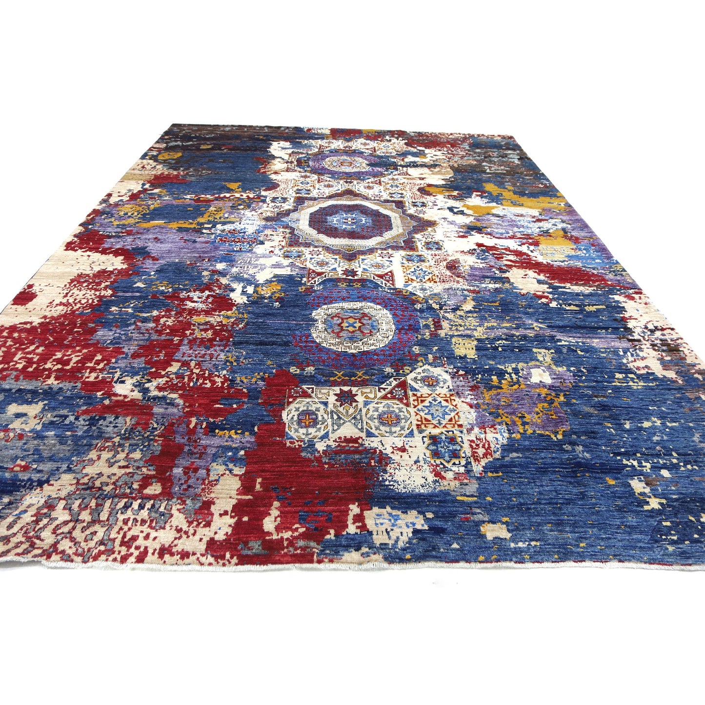 ARYANA ARYAN NAVY / RED 9'10" X 13'9"