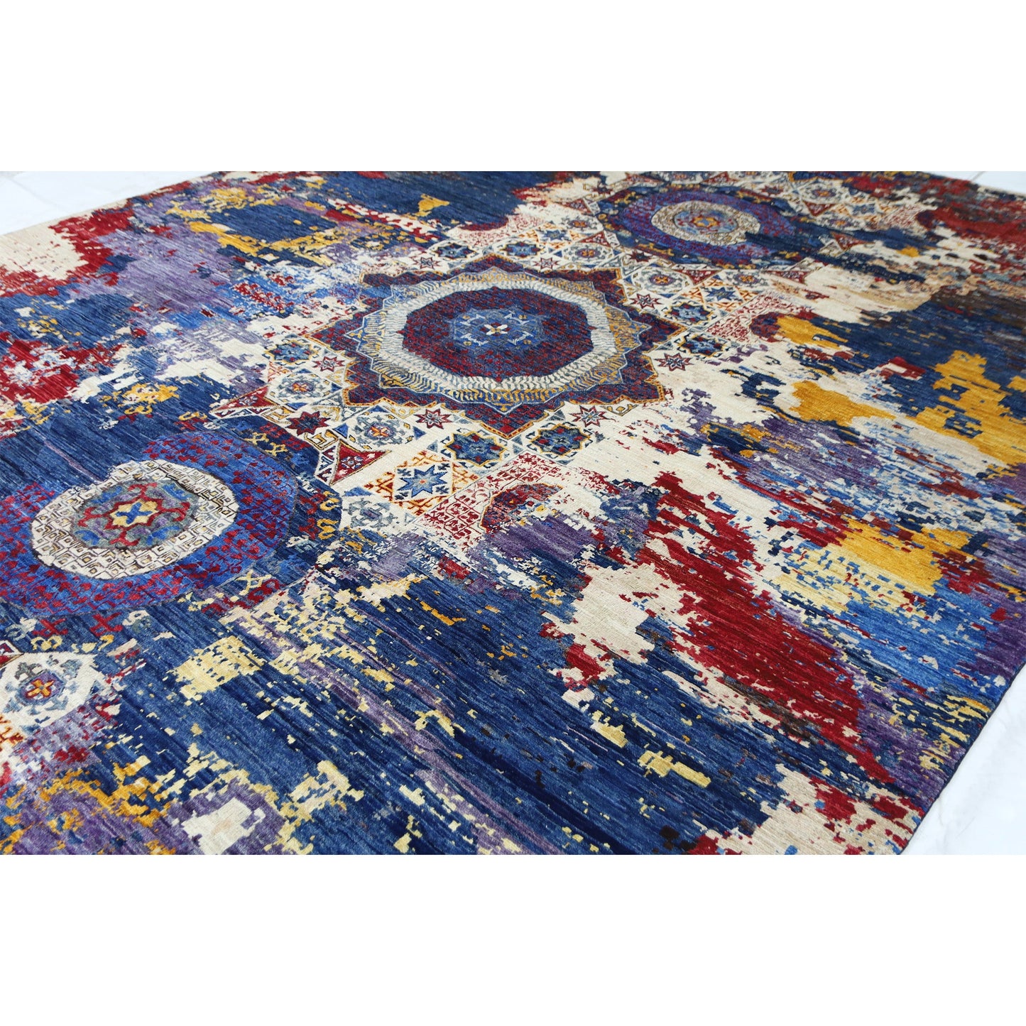 ARYANA ARYAN NAVY / RED 9'10" X 13'9"
