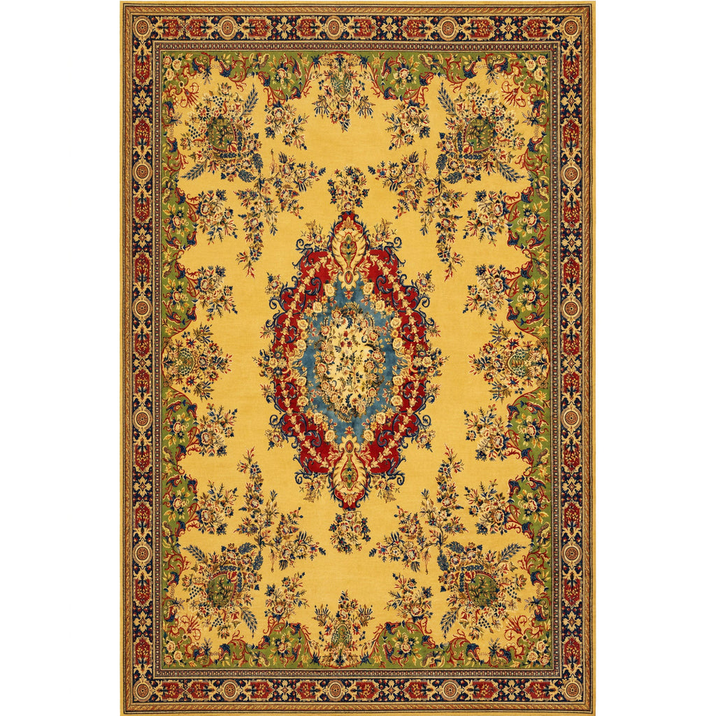 PERSIAN KIRMAN BEIGE / BLUE 13'4" X 16'9"