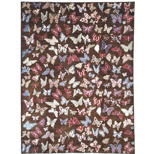ARYANA ARYAN RED / BLACK 9'11" X 13'7"