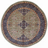 ARYANA ARYAN LIGHT GREEN / NAVY 8'9" X 8'11"