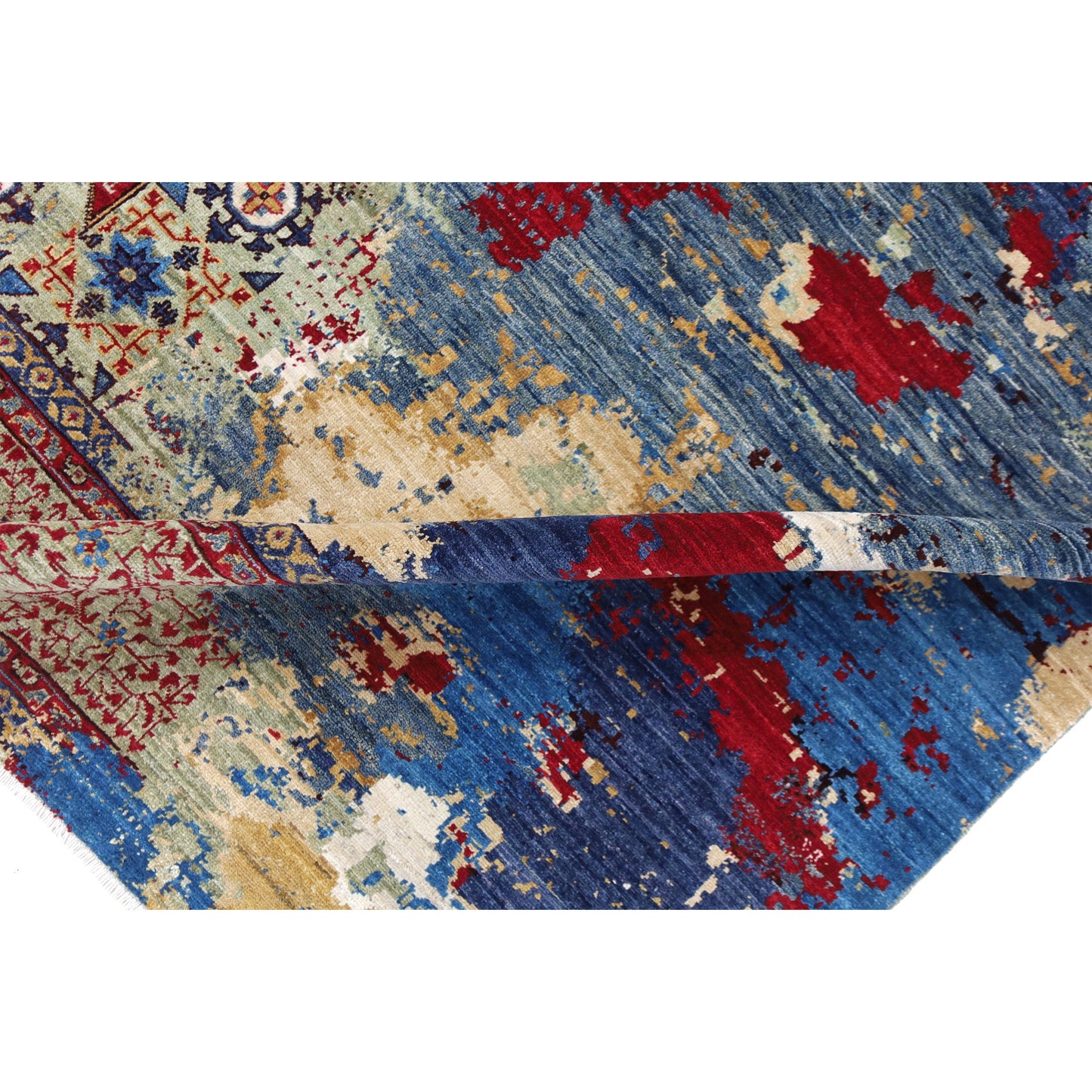 ARYANA ARYAN NAVY / GREEN 9'11" X 14'
