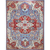 ARYANA ARYAN LIGHT BLUE / RED 8'10" X 11'9"