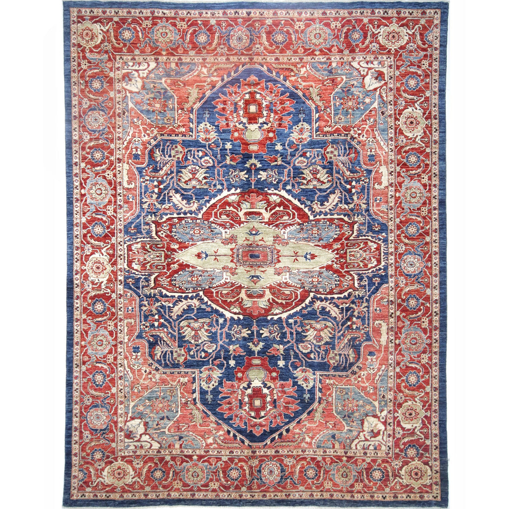 ARYANA ARYAN NAVY / RED 8'10" X 11'9"