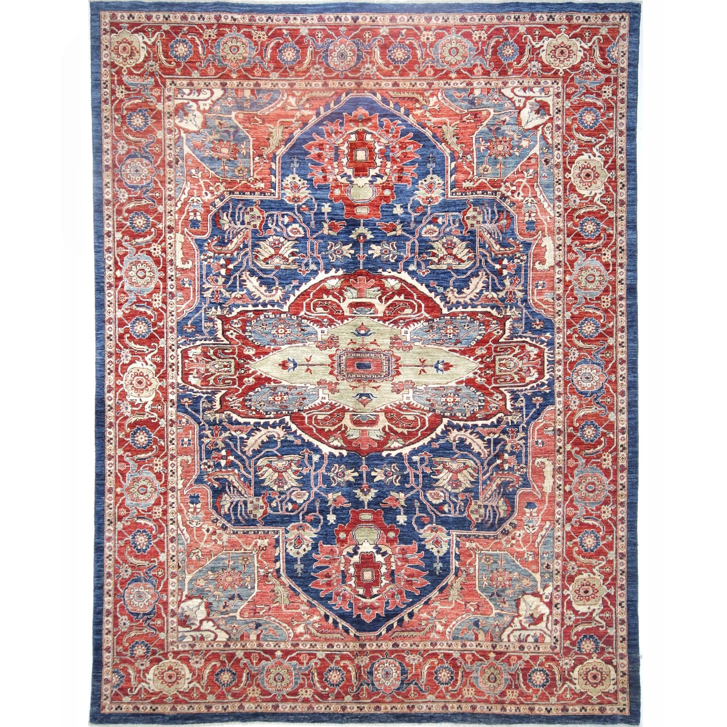 ARYANA ARYAN NAVY / RED 8'10" X 11'9"