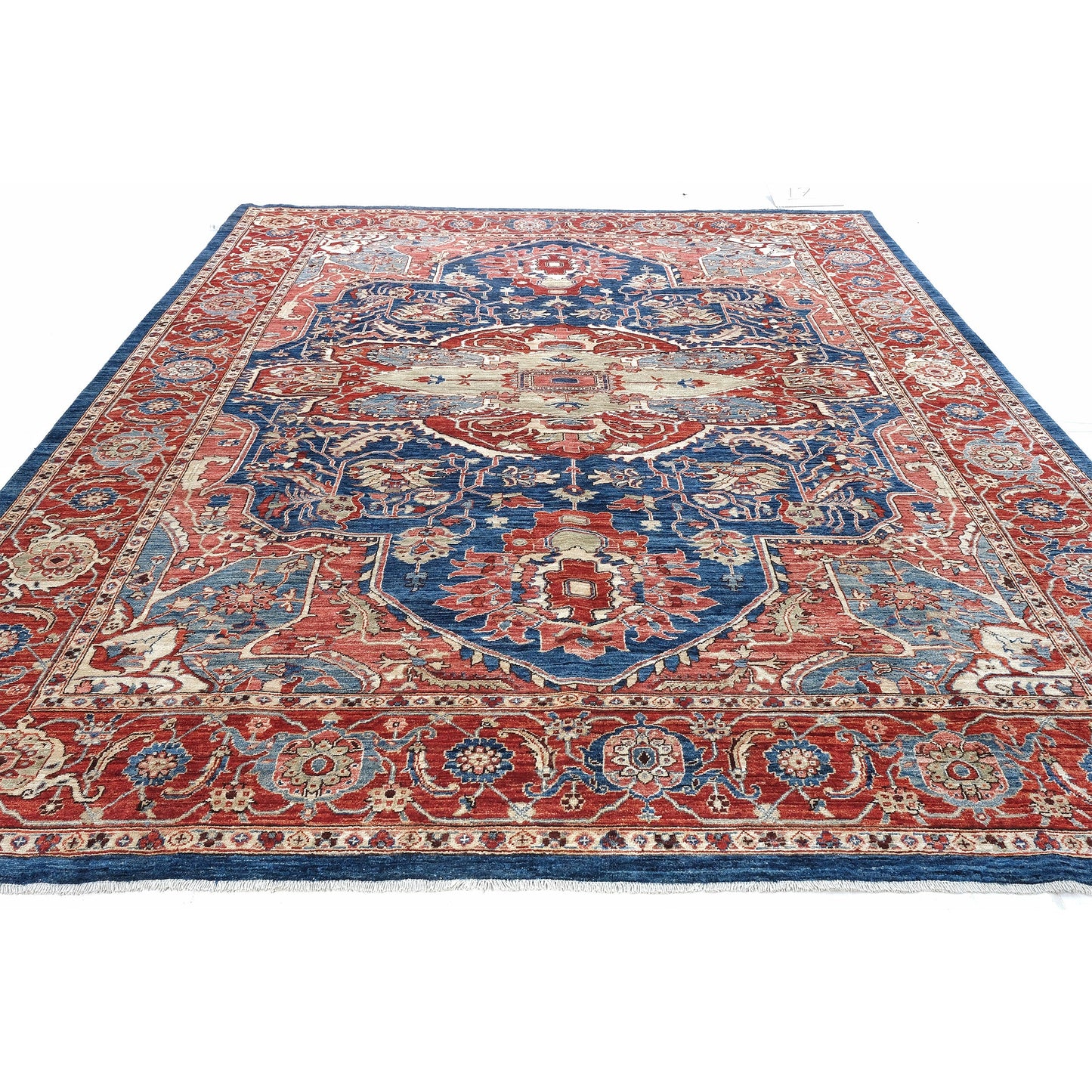 ARYANA ARYAN NAVY / RED 8'10" X 11'9"