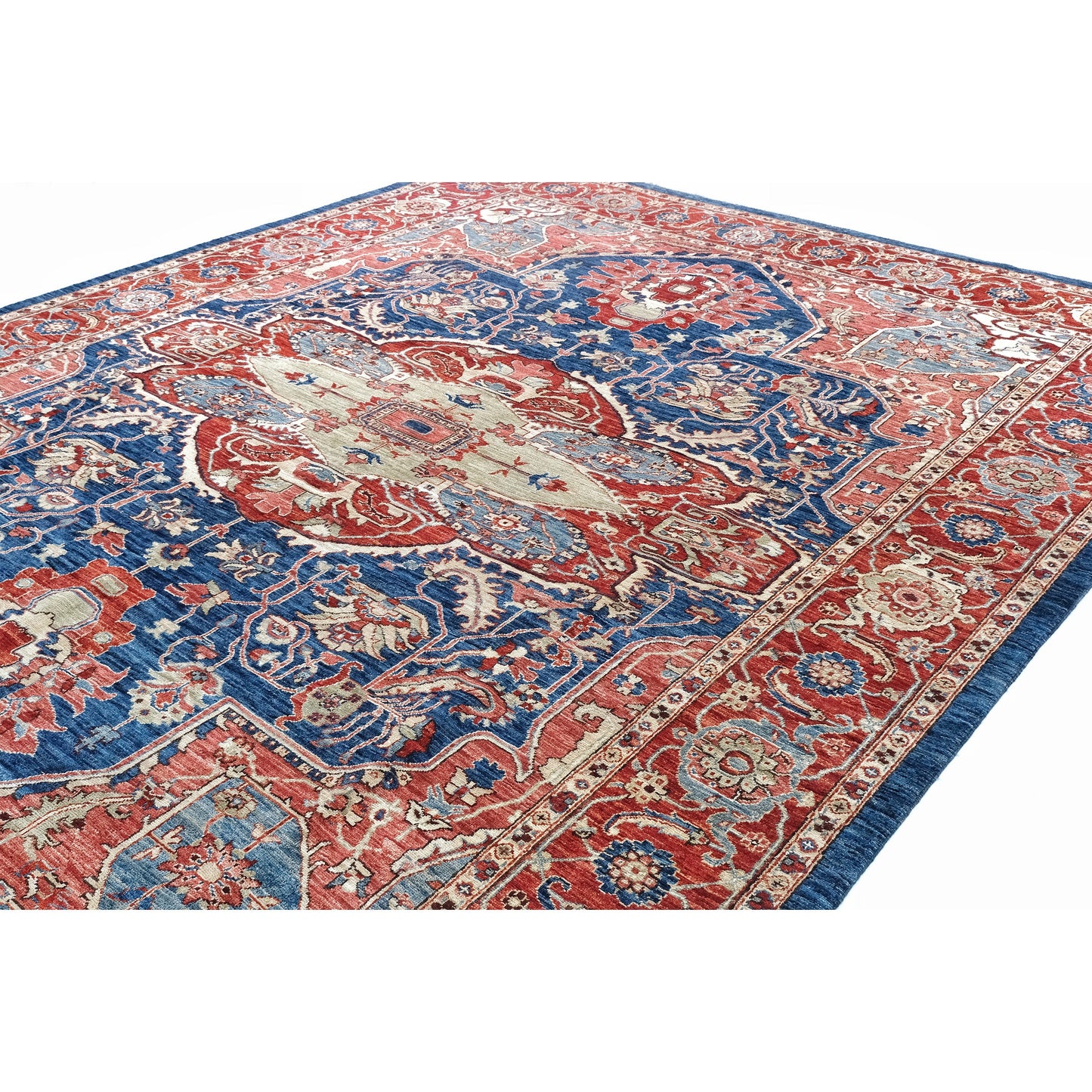 ARYANA ARYAN NAVY / RED 8'10" X 11'9"