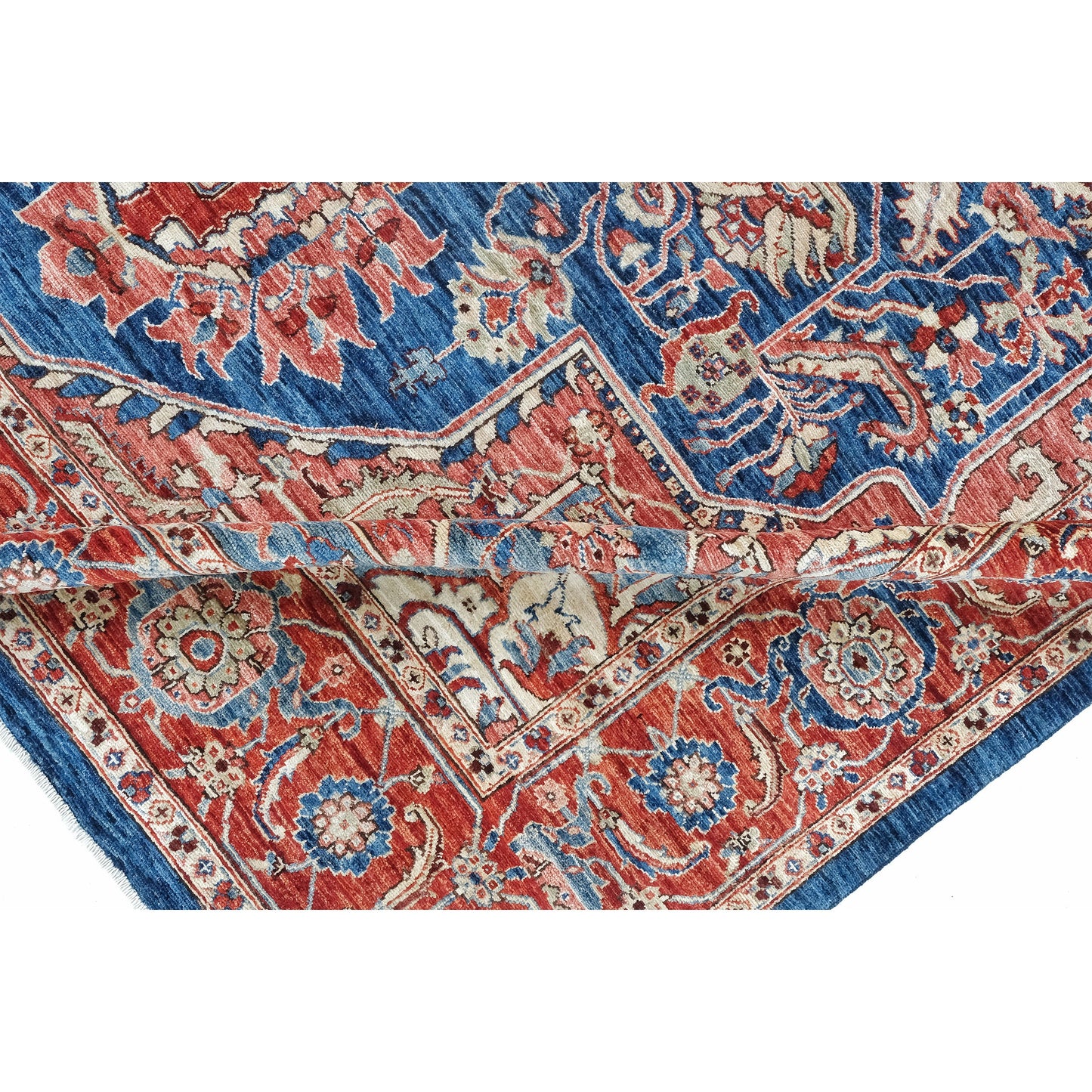 ARYANA ARYAN NAVY / RED 8'10" X 11'9"