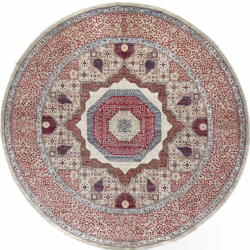 ARYANA ARYAN RED / CAMEL 9' X 9'