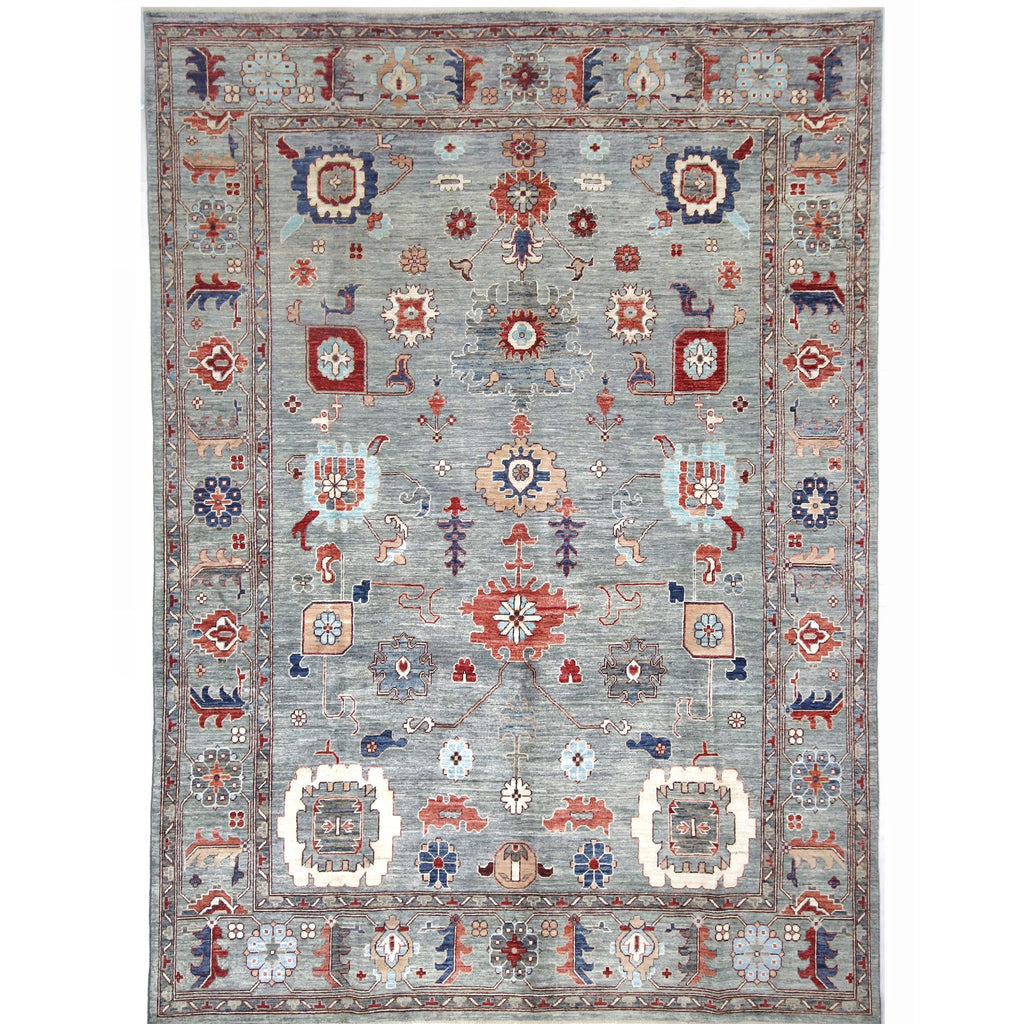 ARYANA ARYAN LIGHT GREEN / LIGHT GREEN 8'6" X 11'8"