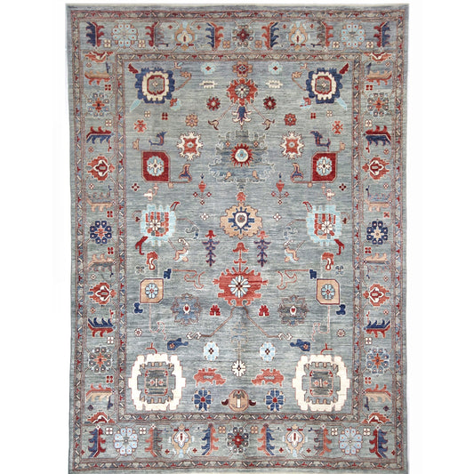ARYANA ARYAN LIGHT GREEN / LIGHT GREEN 8'6" X 11'8"