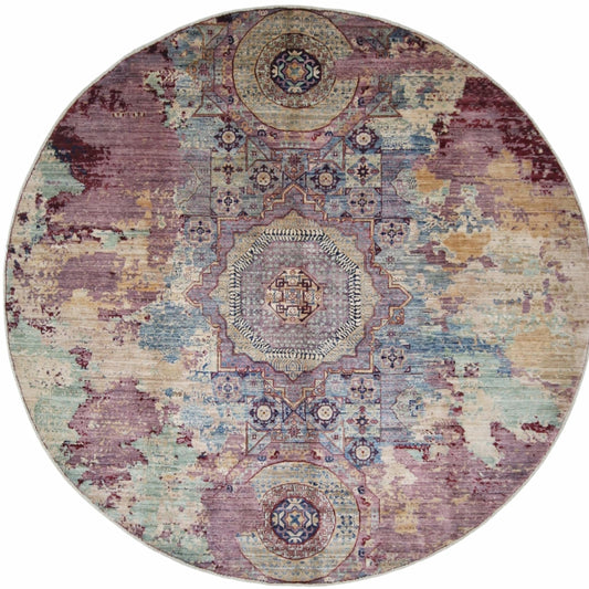 ARYANA ARYAN PINK / RED 8'11" X 9'