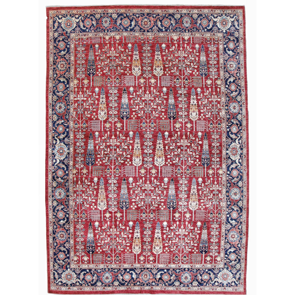 ARYANA MAMLU RED / BLUE 8'9" X 12'2"