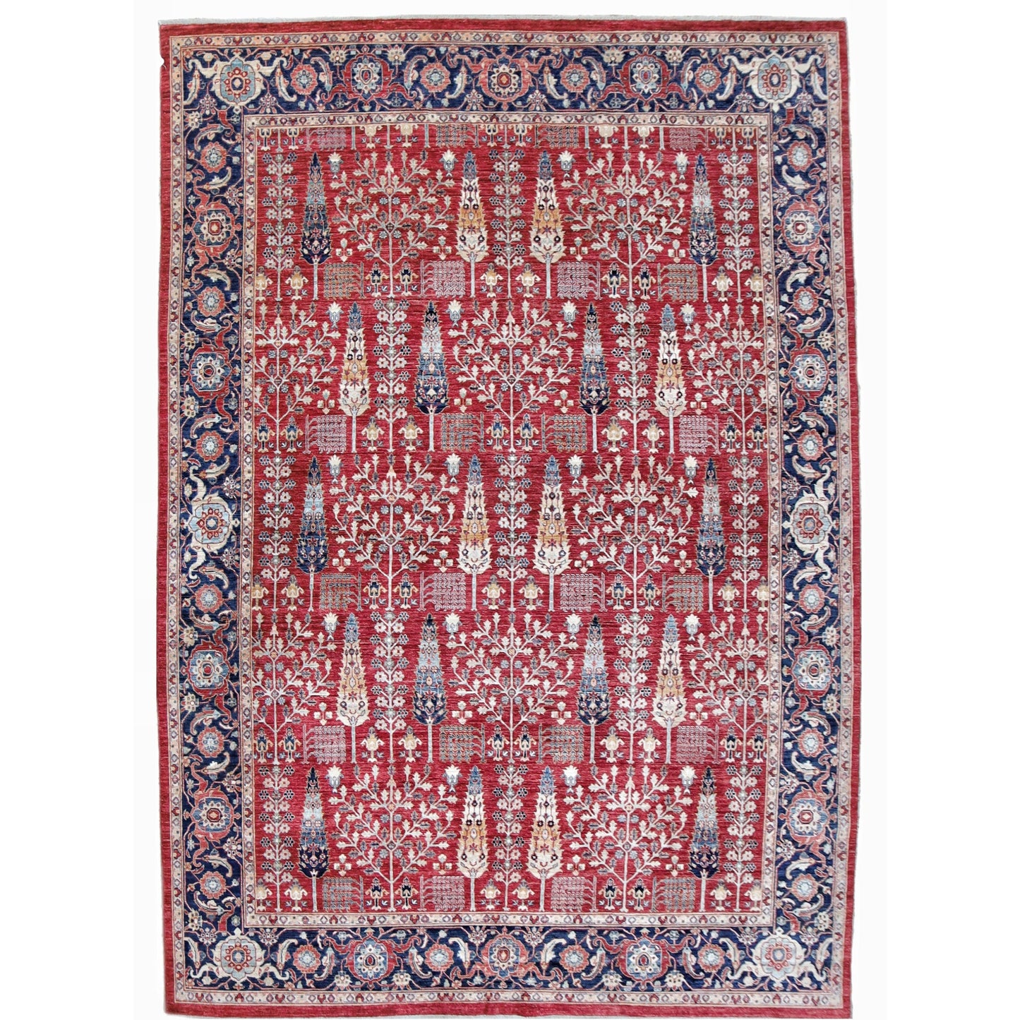 ARYANA MAMLU RED / BLUE 8'9" X 12'2"