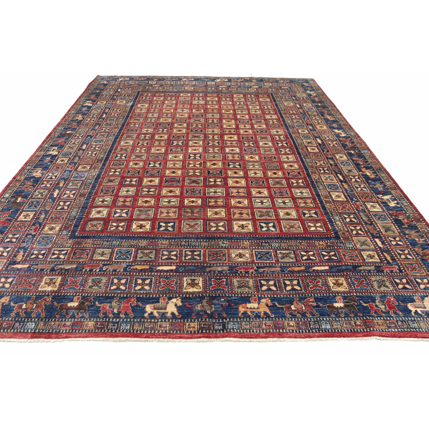 ARYANA ARYAN RED / NAVY 8'8" X 11'6"