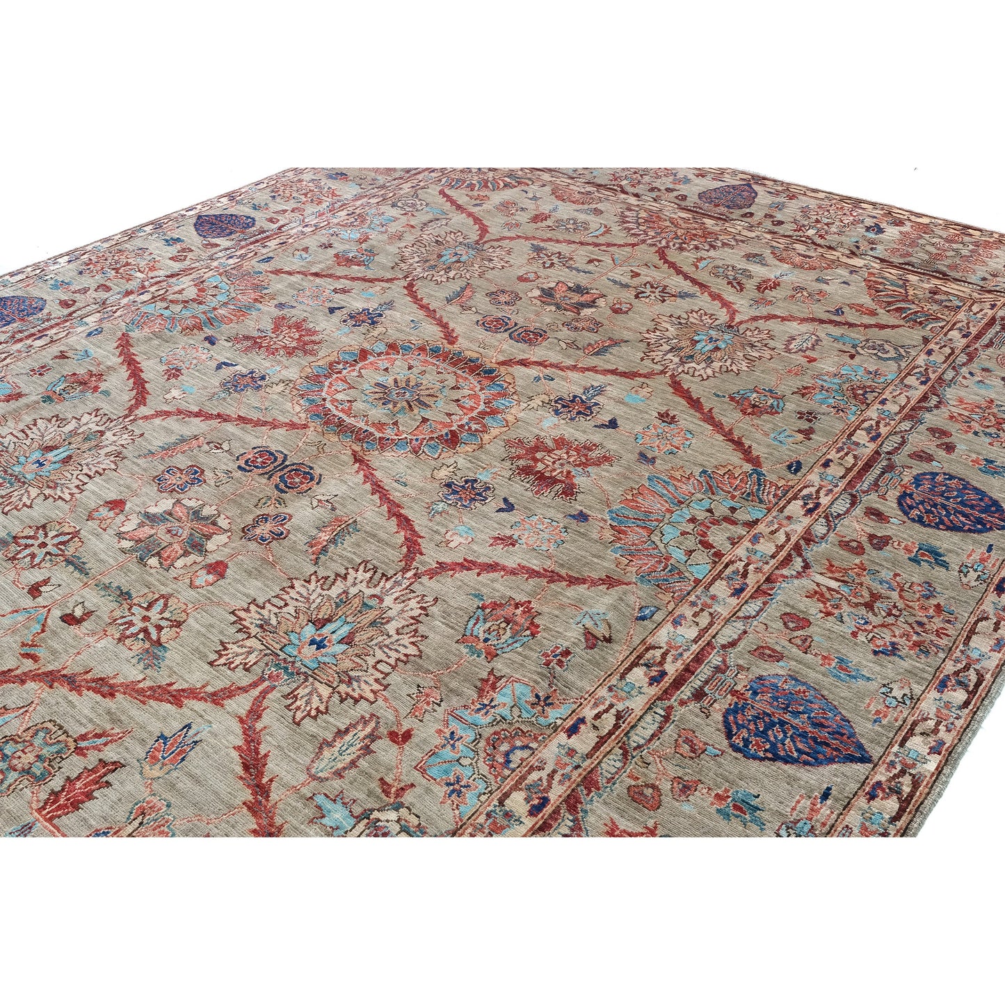 ARYANA ARYAN CAMEL / RED 8' X 11'3"