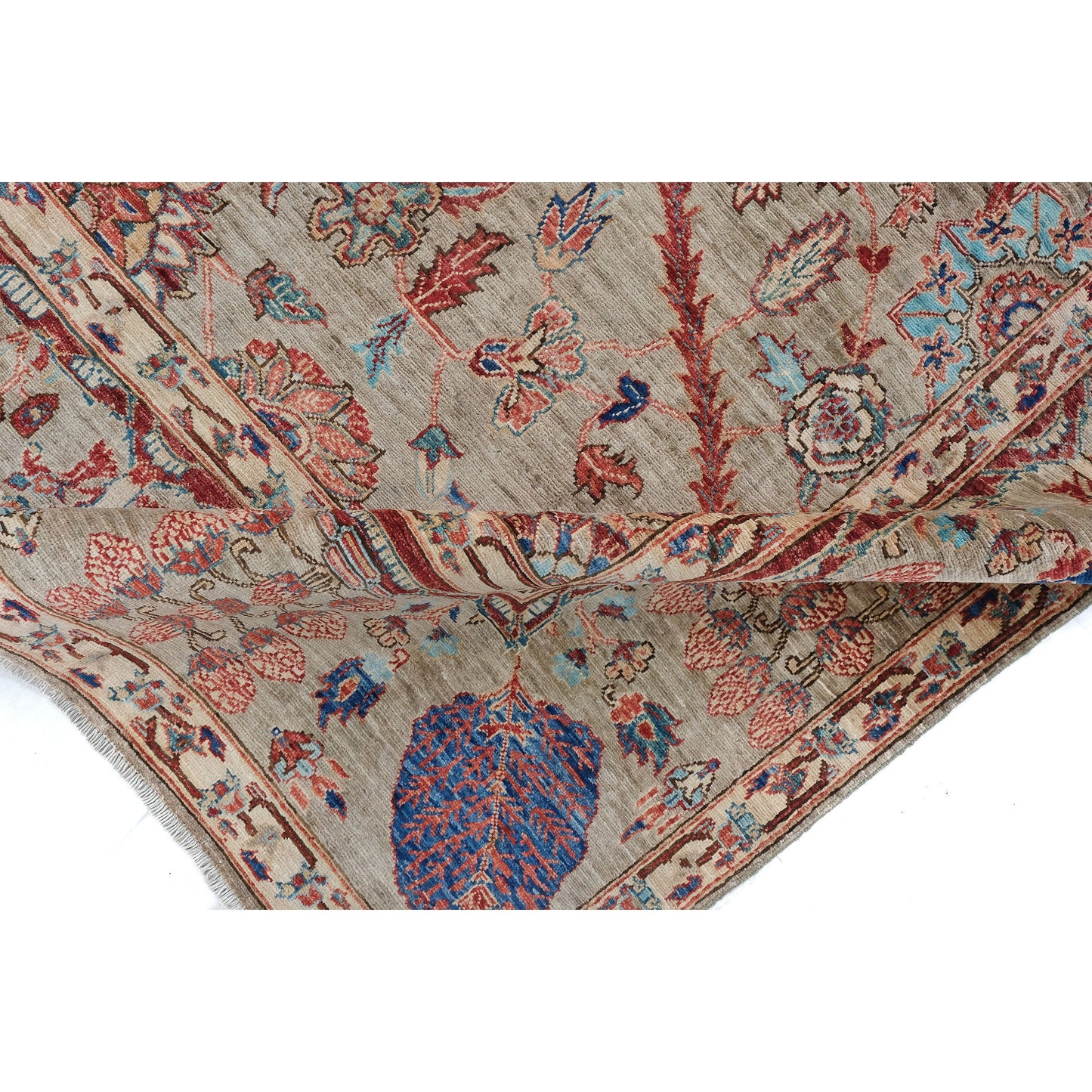 ARYANA ARYAN CAMEL / RED 8' X 11'3"