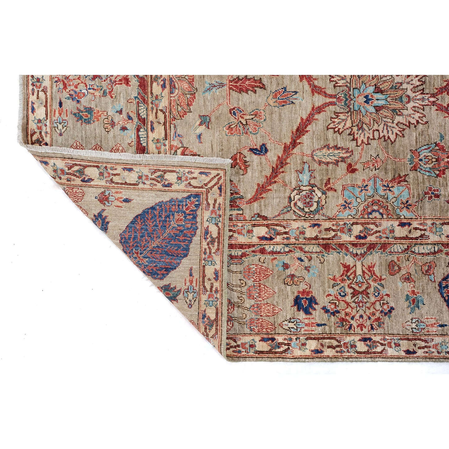 ARYANA ARYAN CAMEL / RED 8' X 11'3"