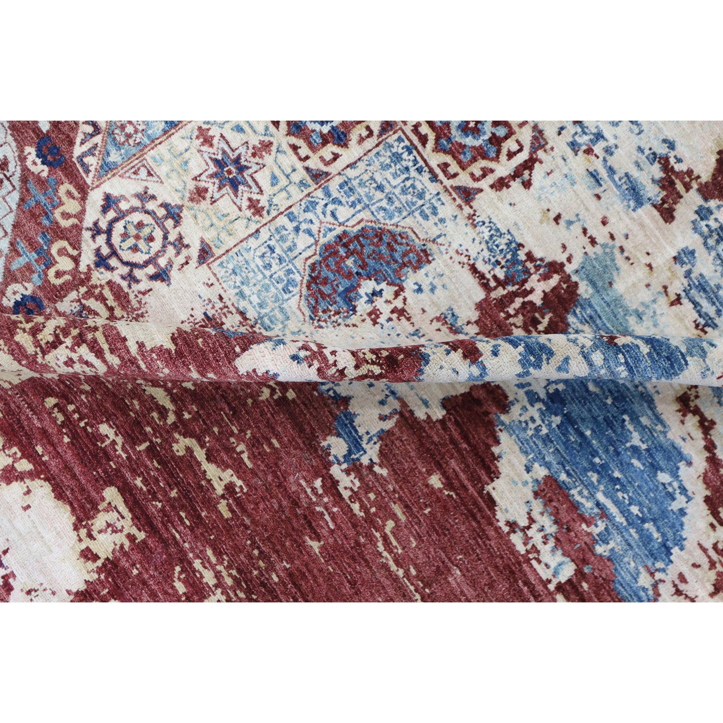 ARYANA ARYAN IVORY / RED 8'11" X 9'