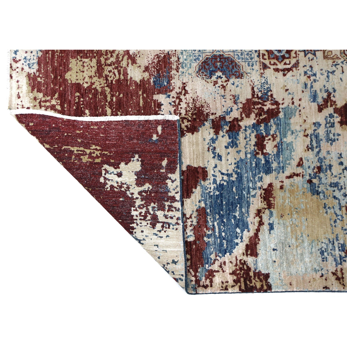 ARYANA ARYAN IVORY / RED 8'11" X 9'