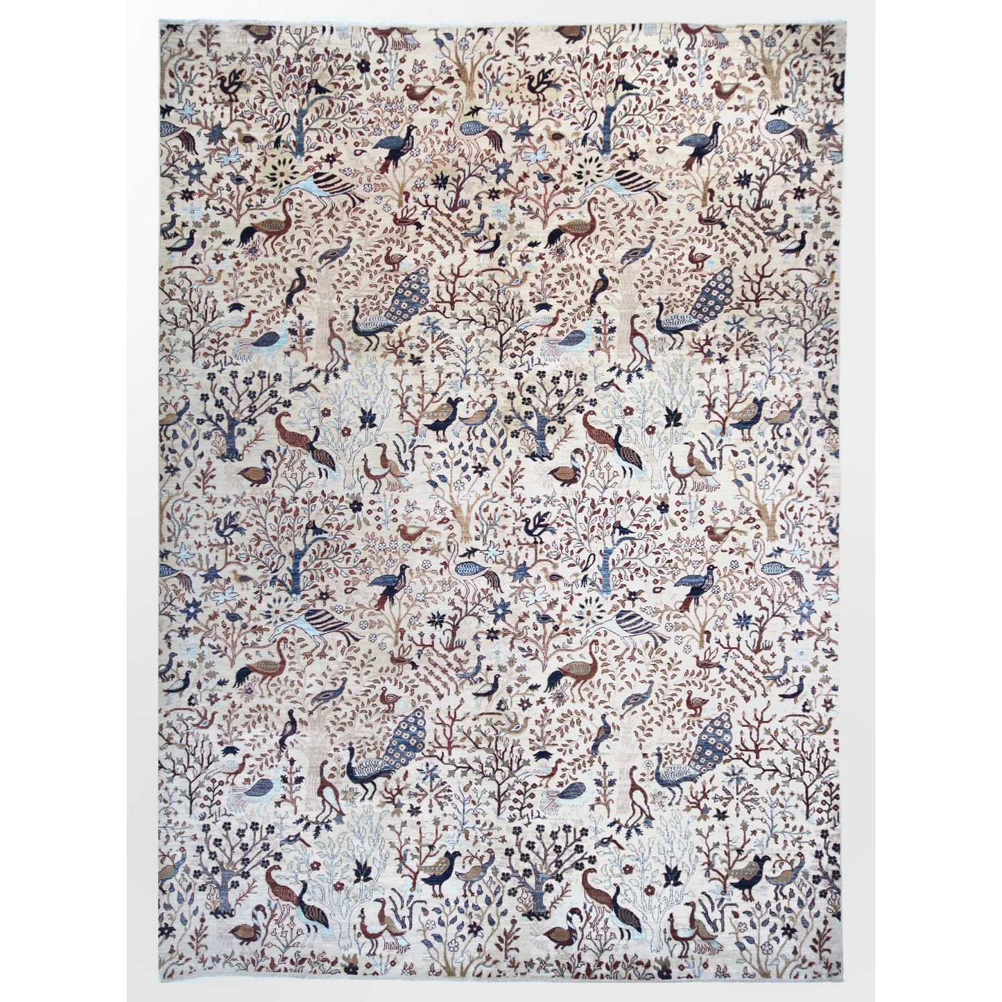 ARYANA ARYAN IVORY / BLUE 10' X 14'