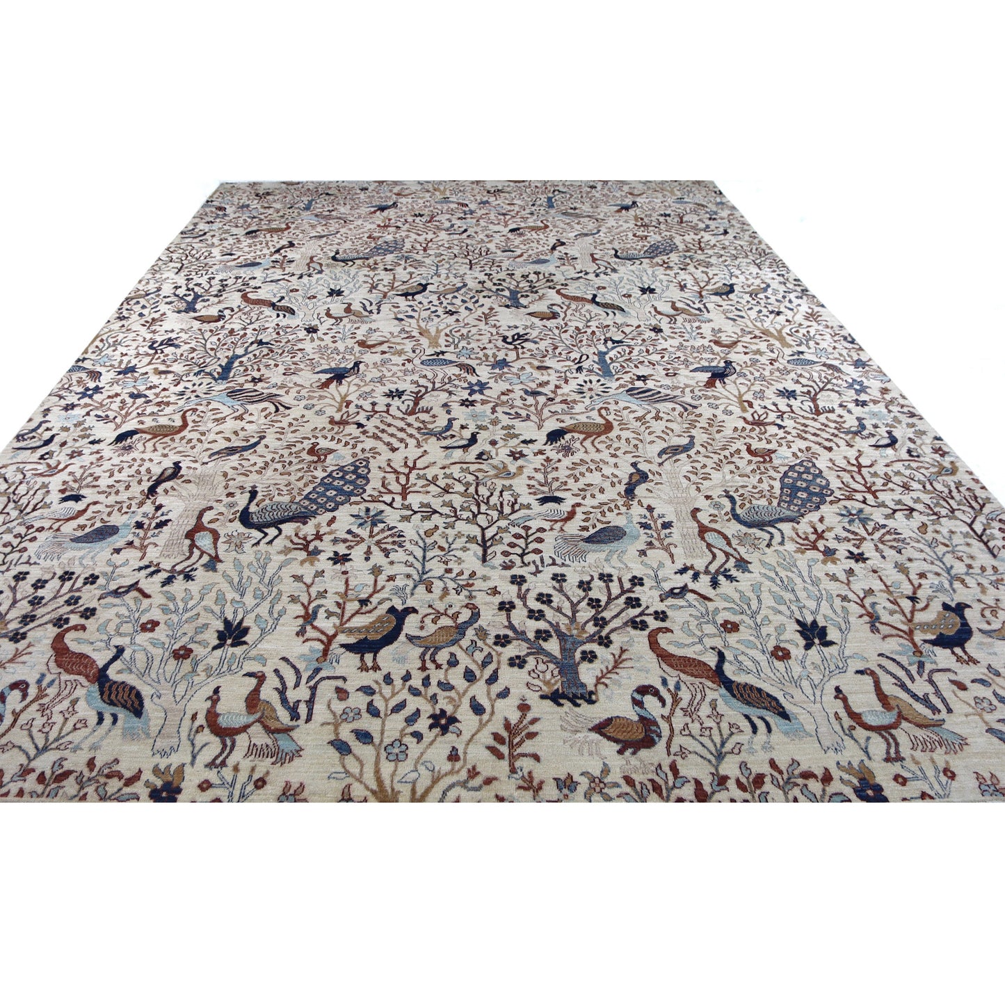 ARYANA ARYAN IVORY / BLUE 10' X 14'