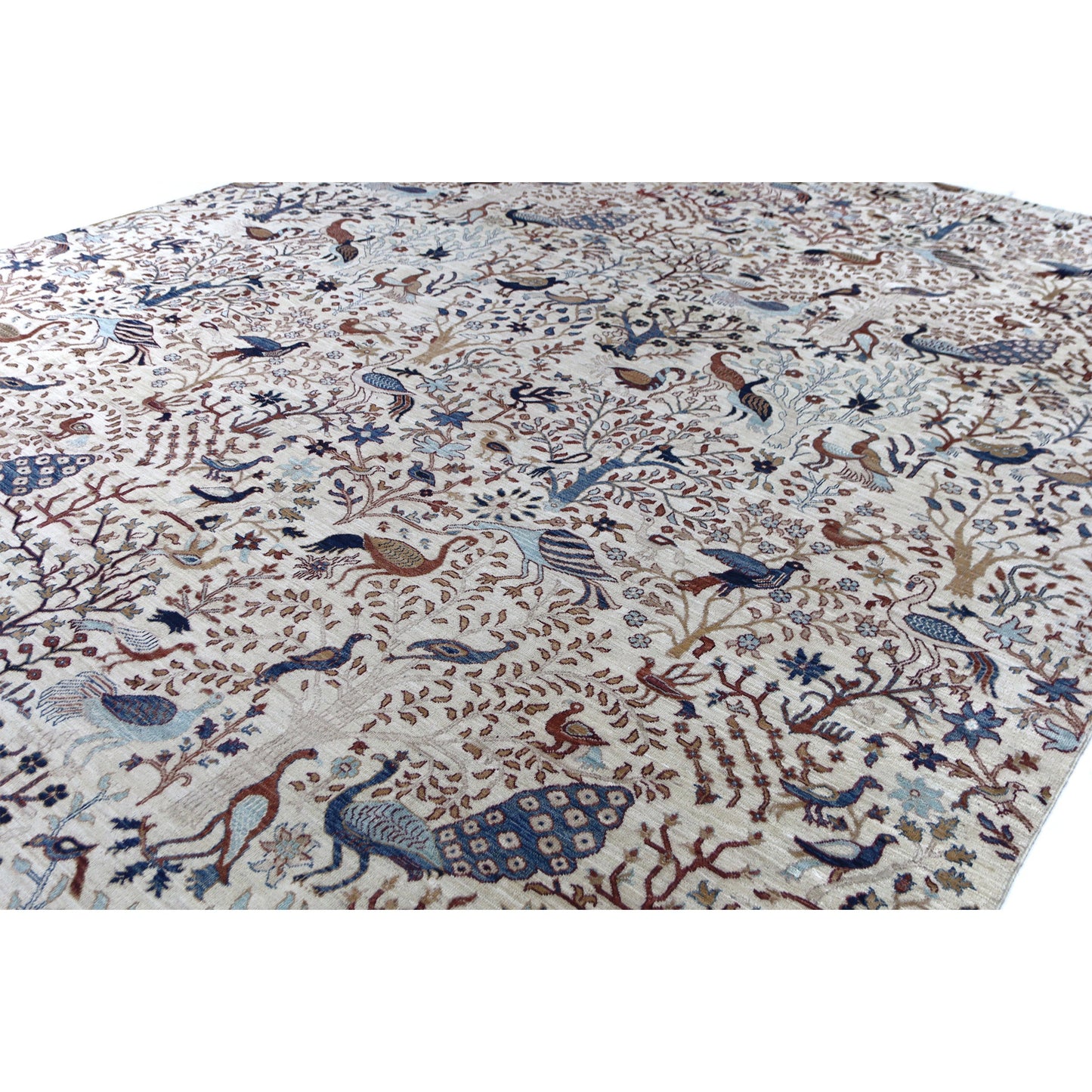 ARYANA ARYAN IVORY / BLUE 10' X 14'