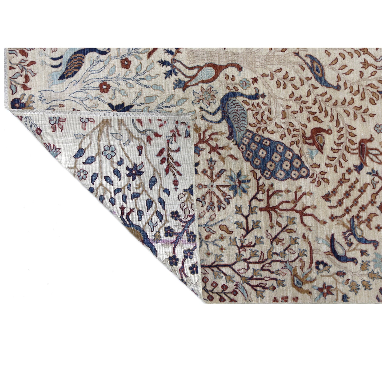 ARYANA ARYAN IVORY / BLUE 10' X 14'