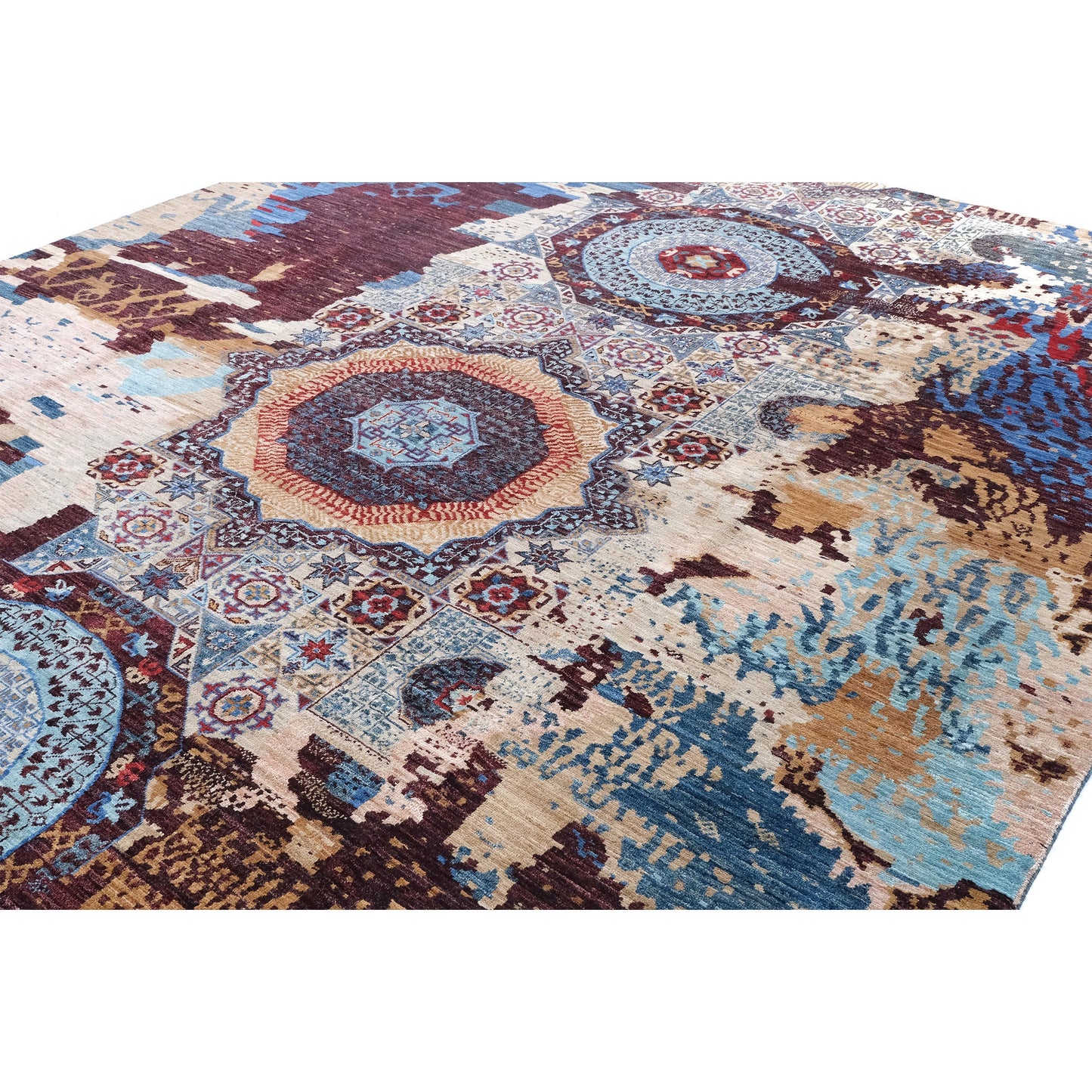 ARYANA ARYAN IVORY / BLUE 9' X 11'8"