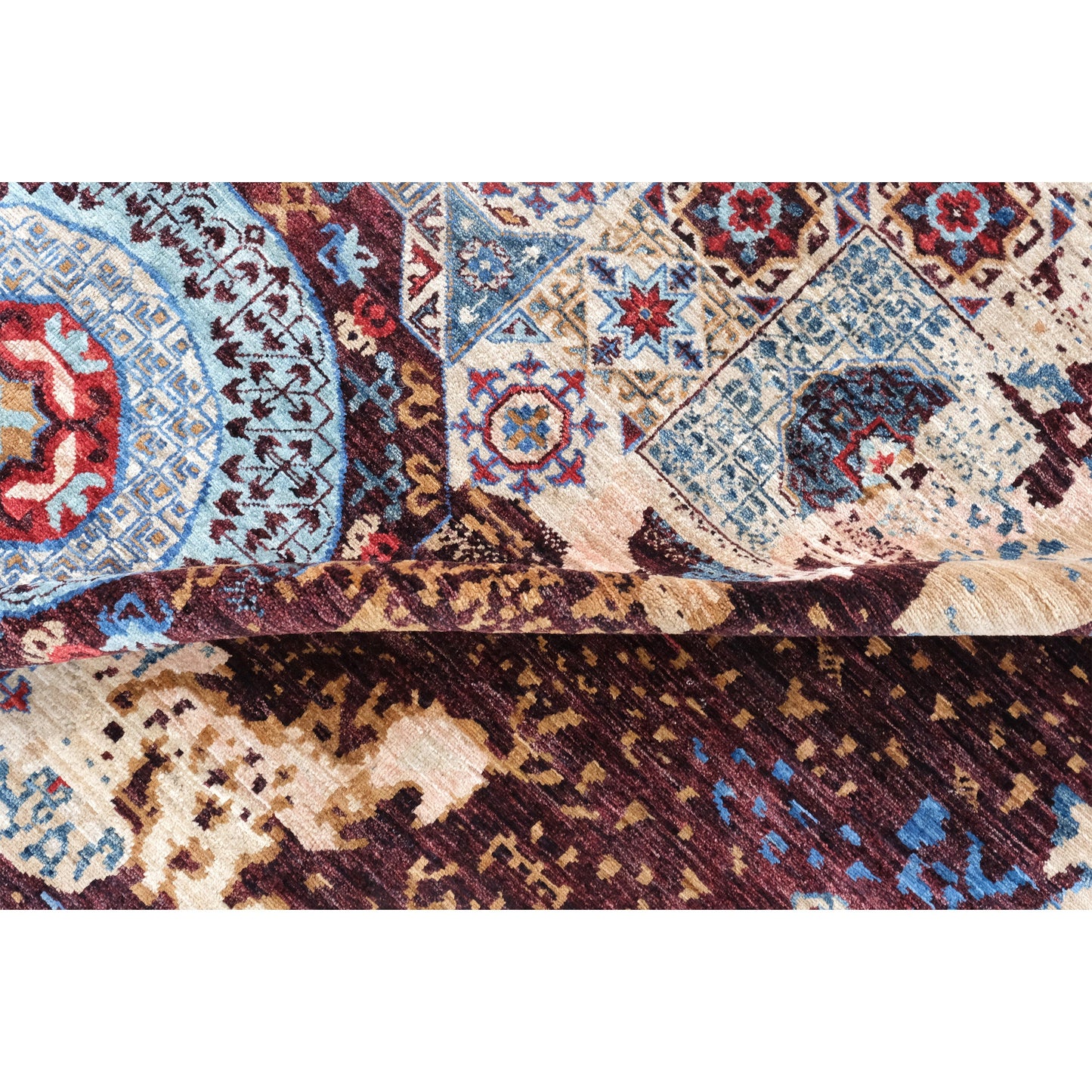 ARYANA ARYAN IVORY / BLUE 9' X 11'8"