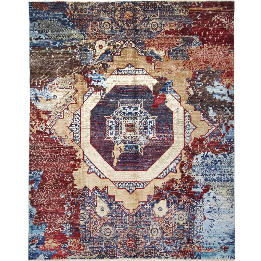 ARYANA ARYAN IVORY / RED 7'11" X 10'