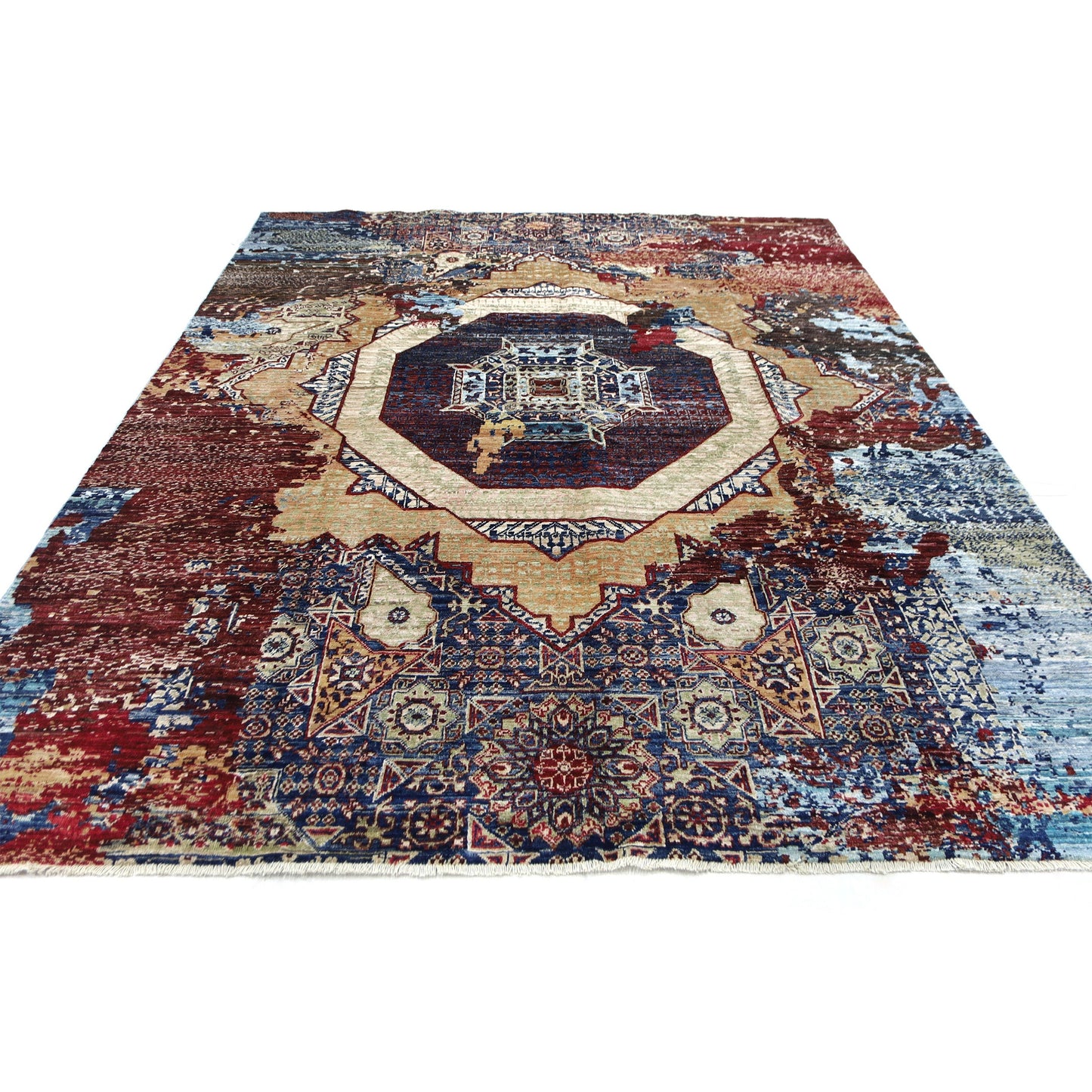 ARYANA ARYAN IVORY / RED 7'11" X 10'