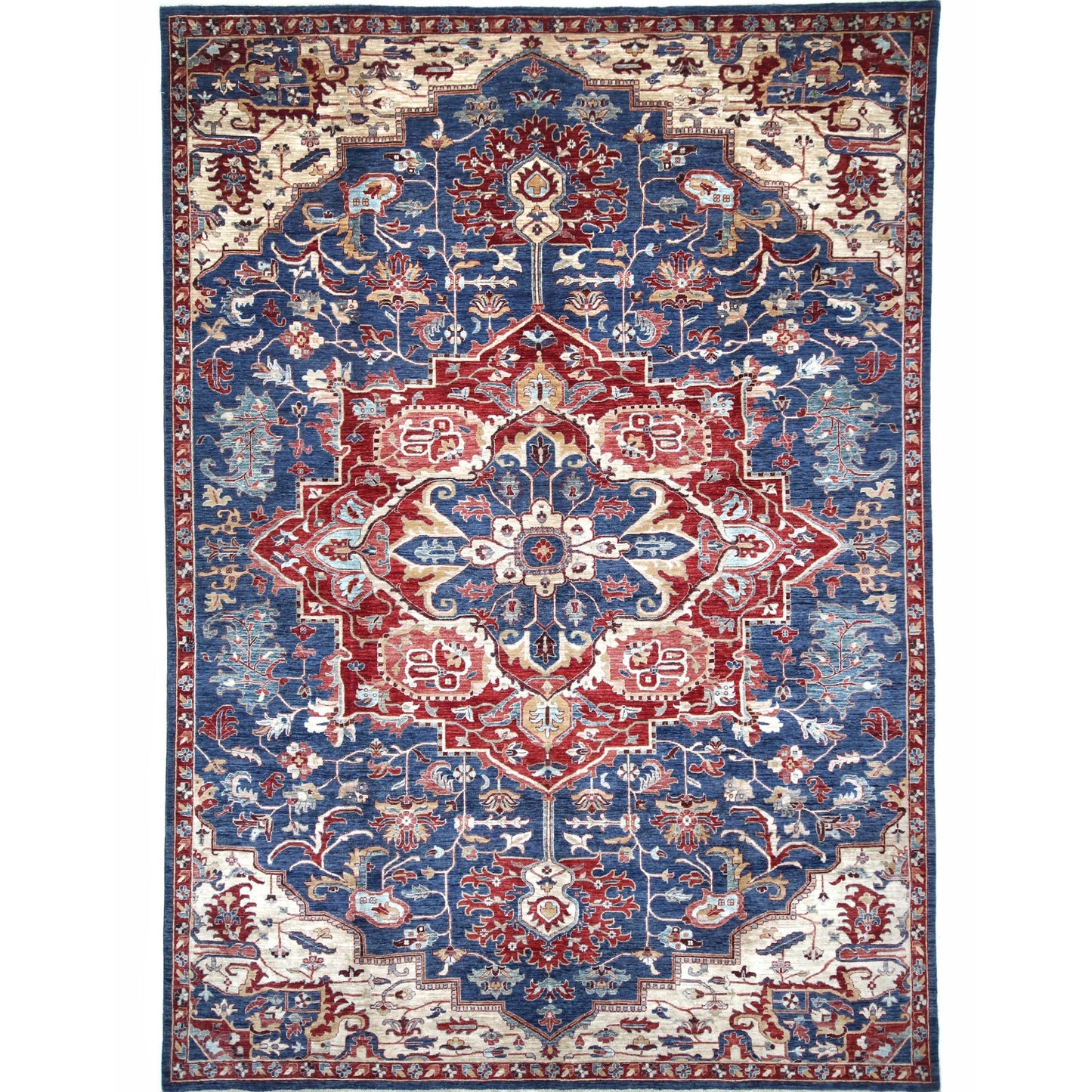 ARYANA ARYAN NAVY / RED 9'11" X 13'10"
