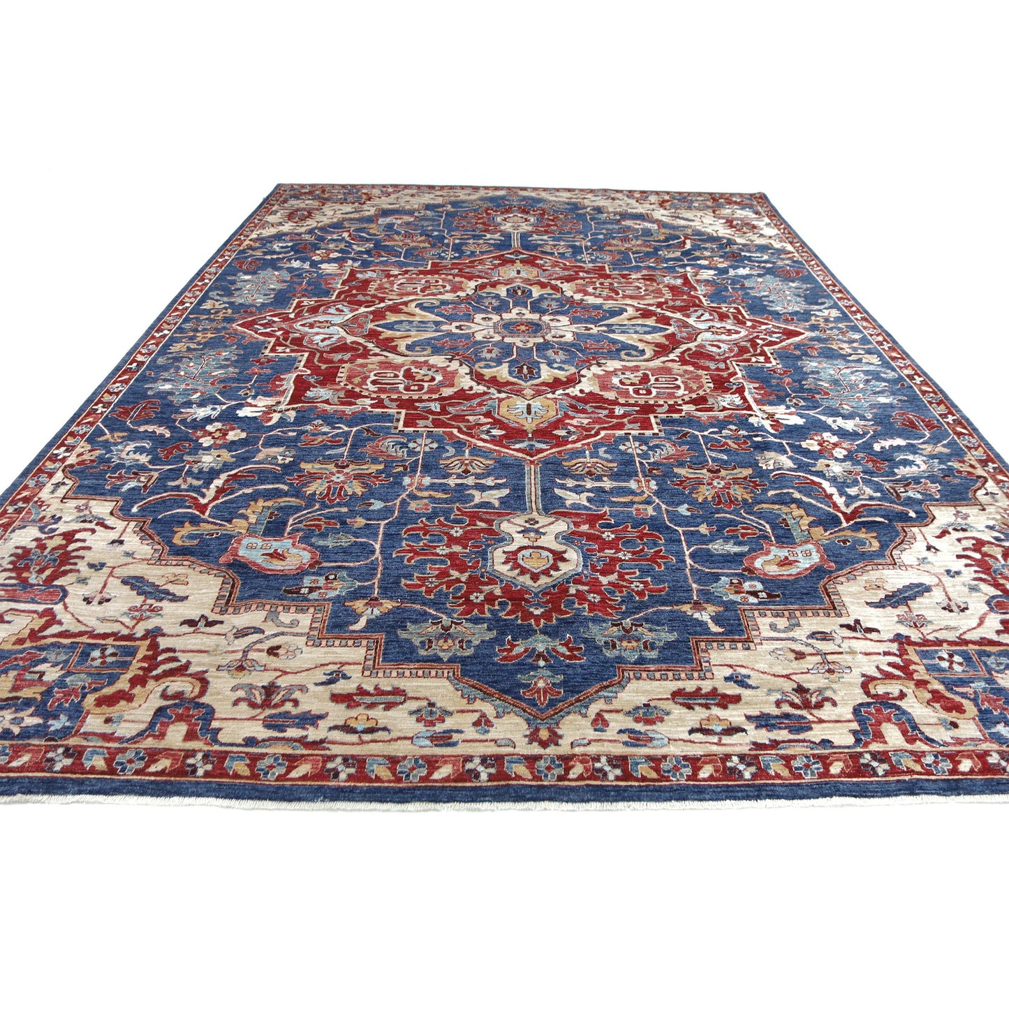 ARYANA ARYAN NAVY / RED 9'11" X 13'10"