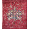 ARYANA ARYAN CHARCOAL / RED 9'10" X 11'5"