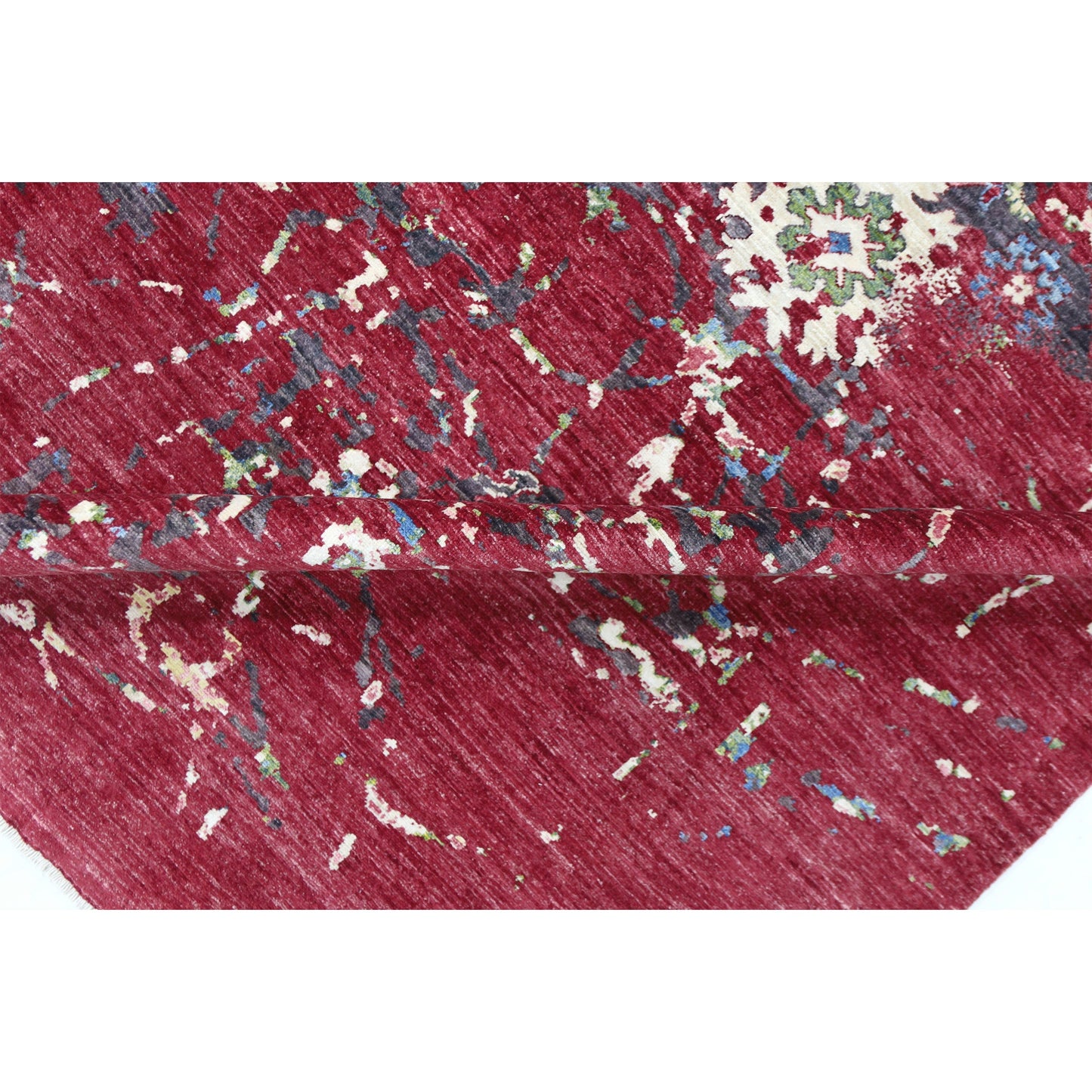 ARYANA ARYAN CHARCOAL / RED 9'10" X 11'5"