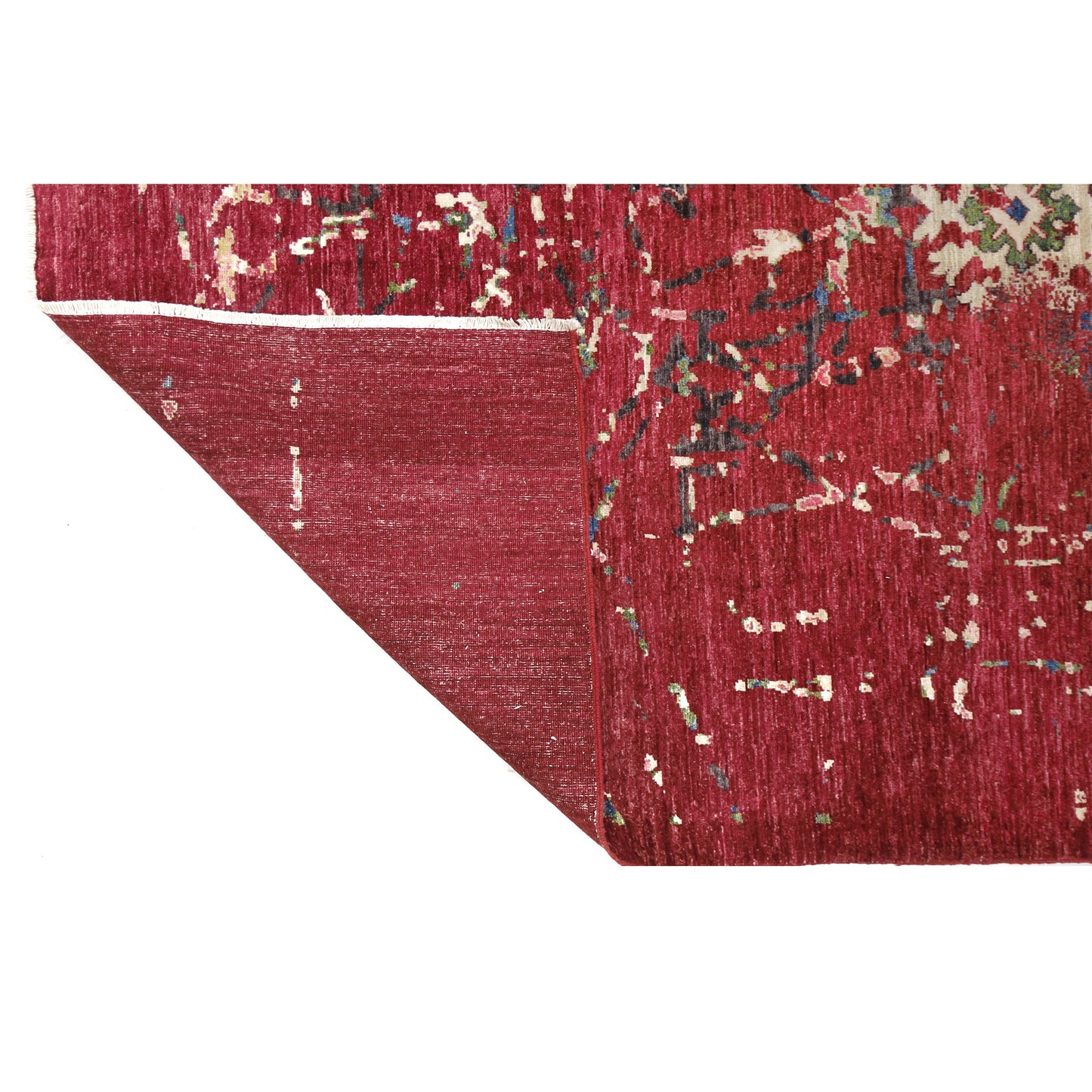 ARYANA ARYAN CHARCOAL / RED 9'10" X 11'5"