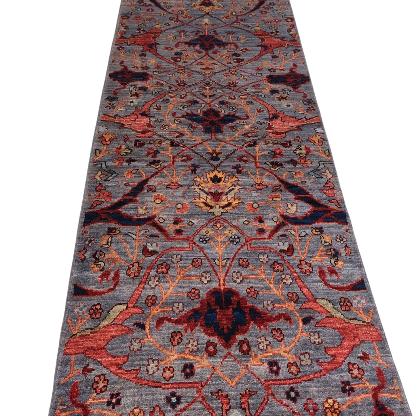 ARYANA ARYAN BROWN / NAVY 2'6" X 12'1"
