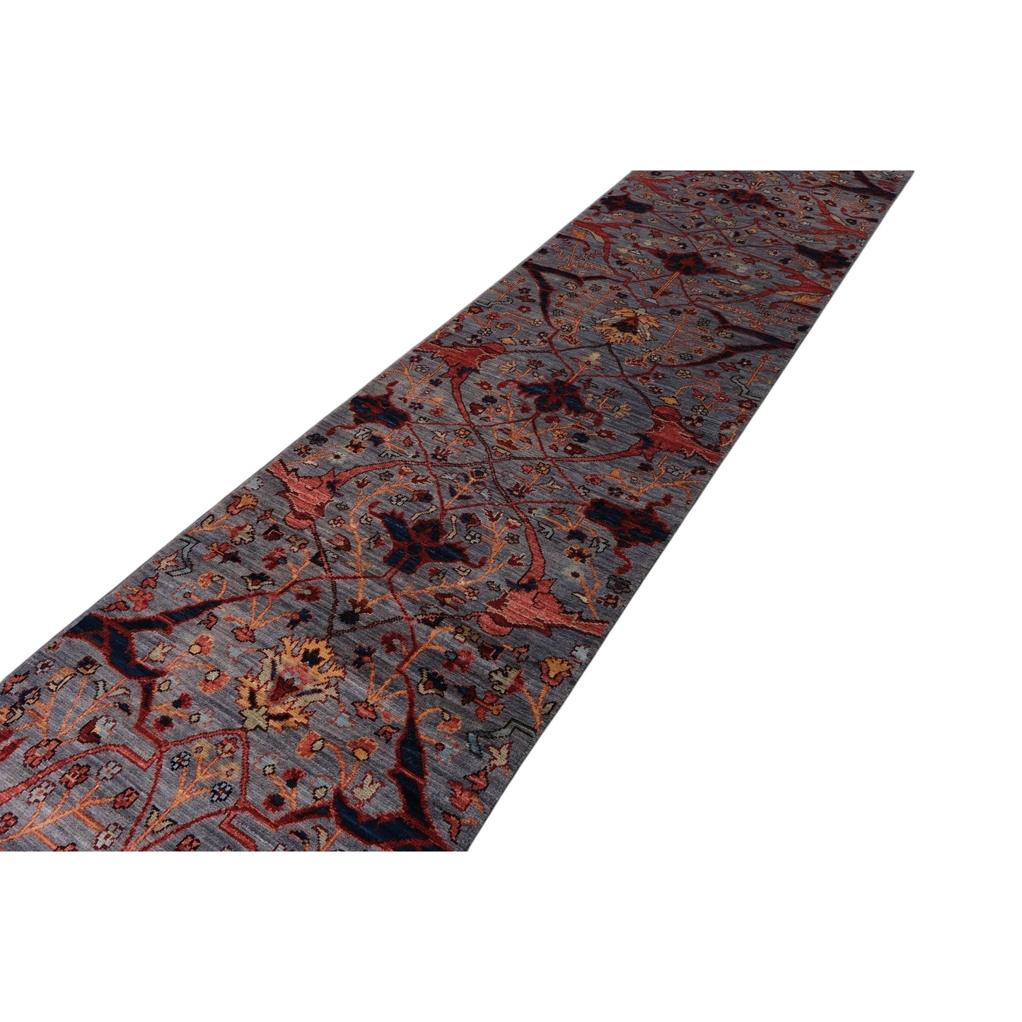 ARYANA ARYAN BROWN / NAVY 2'6" X 12'1"